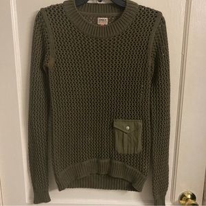 Only Blue Behavior crochet knit sweater